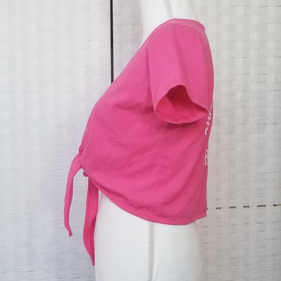 Lazer Heaven Pink Tie Front Bolero - Picture 3 of 5